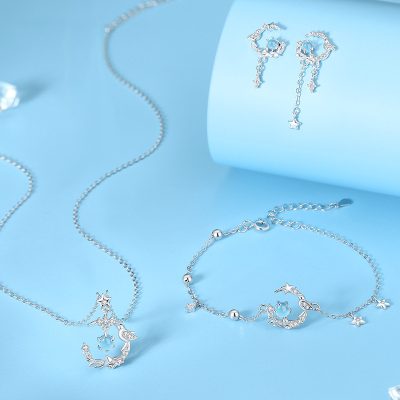 Bông Tai Bạc Nữ đính đá CZ Cành Và Chim Nhỏ Amira LILI 181557 4