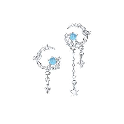 Bông Tai Bạc Nữ đính đá CZ Cành Và Chim Nhỏ Amira LILI 181557 5
