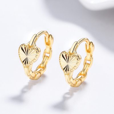 Bông Tai Bạc Nữ Trái Tim Cách điệu Danna LILI 181792 1