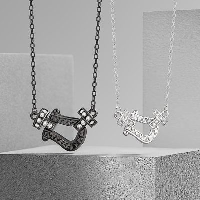 Dây Chuyền Bạc đôi đính đá CZ Hailey LILI 181454 1