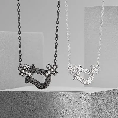 Dây Chuyền Bạc đôi đính đá CZ Hailey LILI 181454 1
