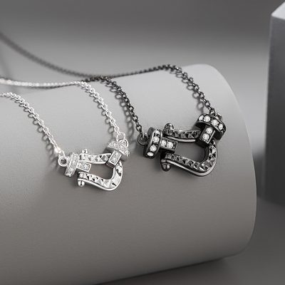Dây Chuyền Bạc đôi đính đá CZ Hailey LILI 181454 4