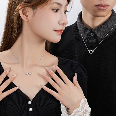 Dây Chuyền Bạc đôi đính đá CZ Juniper LILI 181462 2