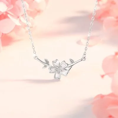Dây Chuyền Bạc Hoa Anh đào Sakura LILI 181020 1