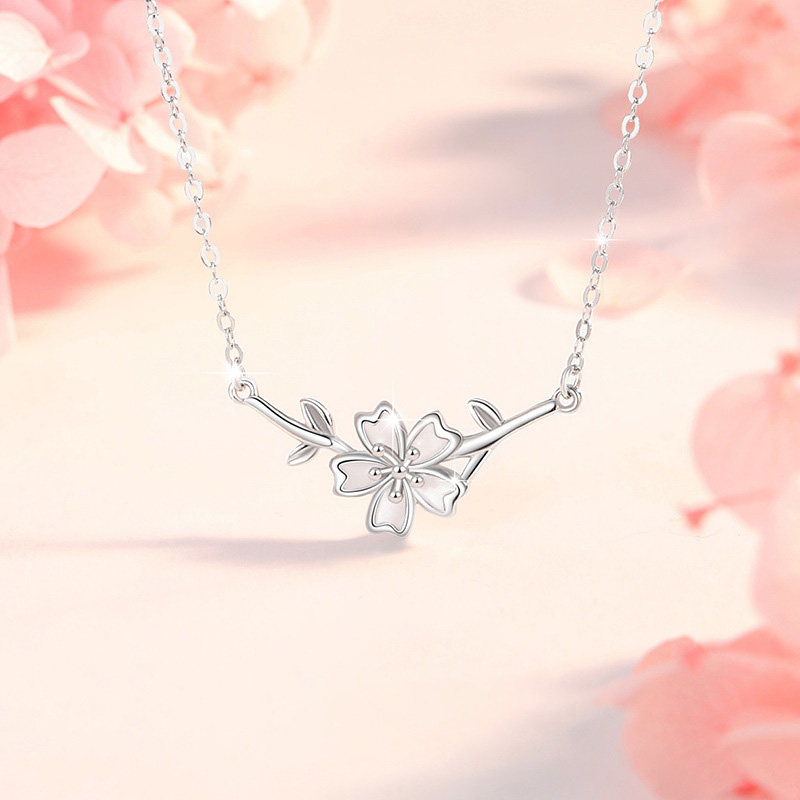 Dây Chuyền Bạc Hoa Anh đào Sakura LILI 181020 1