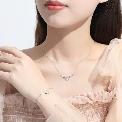 Dây Chuyền Bạc Hoa Anh đào Sakura LILI 181020 2