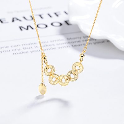Dây Chuyền Bạc Kim Tiền May Mắn Nevaeh LILI 181311 3