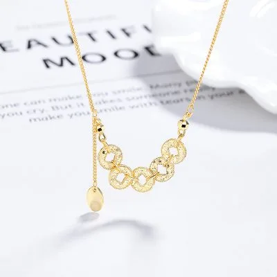 Dây Chuyền Bạc Kim Tiền May Mắn Nevaeh LILI 181311 3