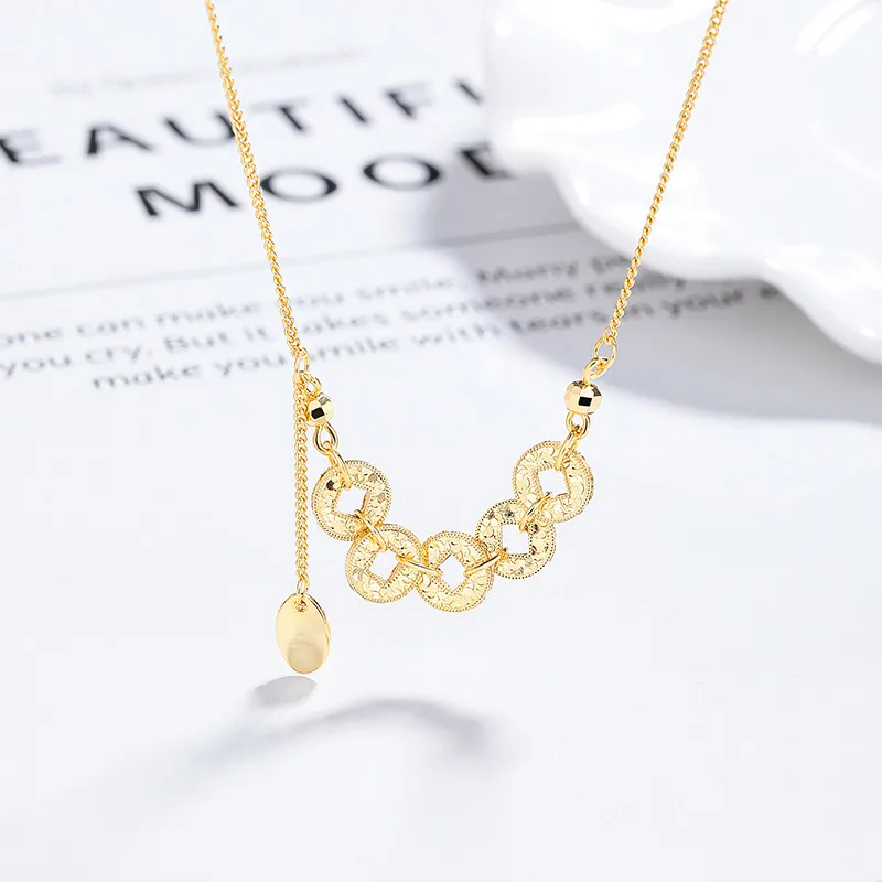 Dây Chuyền Bạc Kim Tiền May Mắn Nevaeh LILI 181311 3