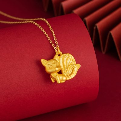 Dây Chuyền Bạc Nữ Cửu Vĩ Hồ Ly Stella LILI 180997 1
