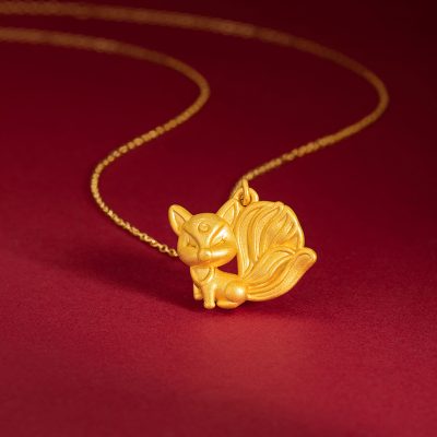 Dây Chuyền Bạc Nữ Cửu Vĩ Hồ Ly Stella LILI 180997 2