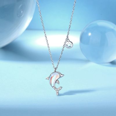 Dây Chuyền Bạc Nữ đính đá CZ Cá Dễ Thương Caroline LILI 181143 6