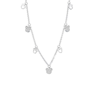 Dây Chuyền Bạc Nữ đính đá CZ Gấu Dễ Thương Amara LILI 181240 5