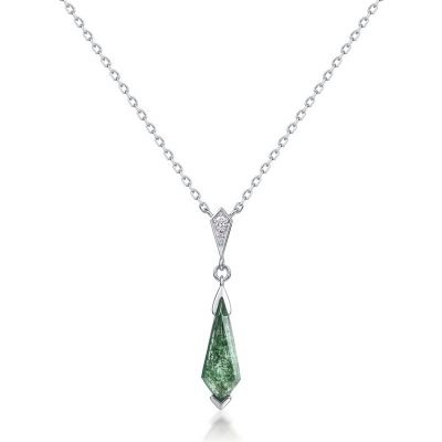 Dây Chuyền Bạc Nữ đính đá CZ Hình Giọt Nước Clara LILI 181393 1