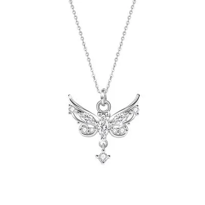 Dây Chuyền Bạc Nữ đính đá CZ Hình Hồ điệp Sofia LILI 180908 5