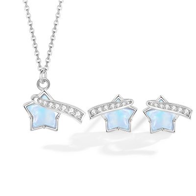 Dây Chuyền Bạc Nữ đính đá CZ Ngôi Sao May Mắn Camila LILI 180915 5