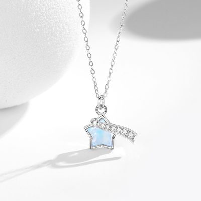 Dây Chuyền Bạc Nữ đính đá CZ Ngôi Sao May Mắn Camila LILI 180915 7