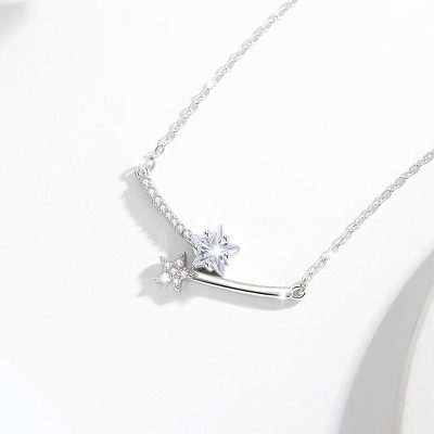 Dây Chuyền Bạc Nữ đính đá CZ Ngôi Sao May Mắn Lainey LILI 180965 4