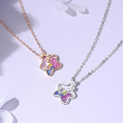 Dây Chuyền Bạc Nữ đính đá CZ Ngôi Sao ước Nguyện Sophie LILI 181052 3