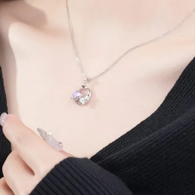 Dây Chuyền Bạc Nữ đính đá CZ Sao Hồ điệp Anna LILI 181159 4