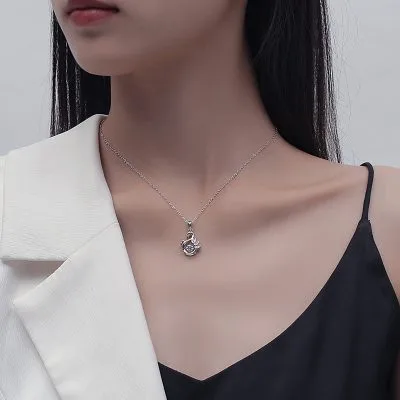 Dây Chuyền Bạc Nữ đính đá CZ Thiên Nga Swan LILI 181275 5