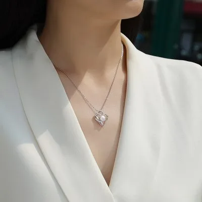 Dây Chuyền Bạc Nữ đính Kim Cương Moissanite Trái Tim Anna LILI 181414 5