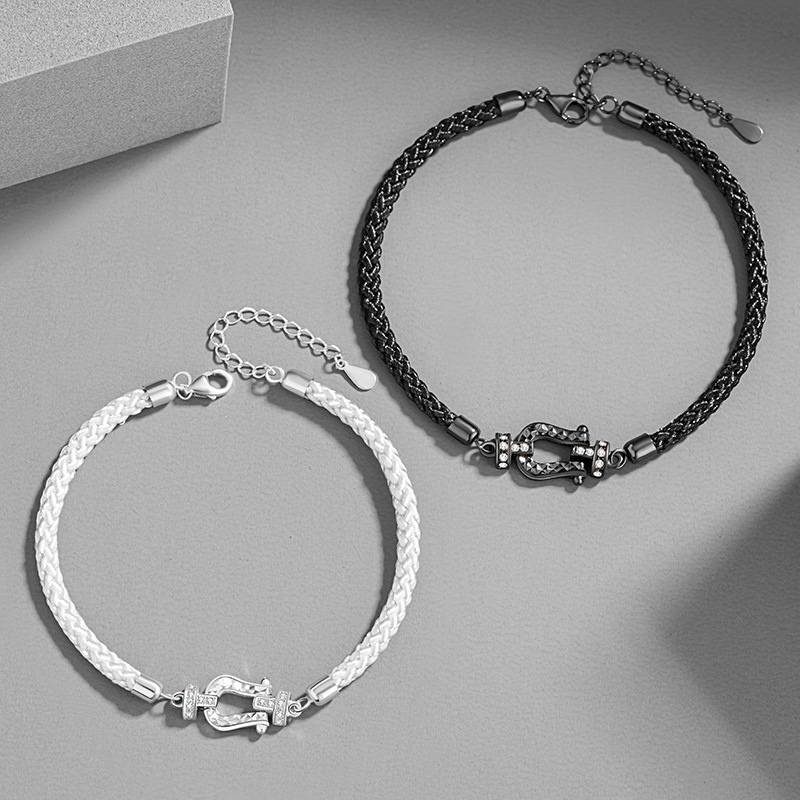 Lắc Tay Bạc Cặp đôi đính đá CZ Elowyn LILI 180291 3