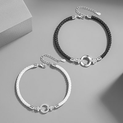 Lắc Tay Bạc Cặp đôi đính đá CZ Scottie LILI 180275 3