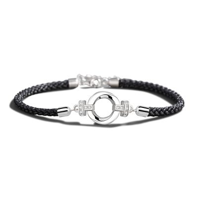 Lắc Tay Bạc Cặp đôi đính đá CZ Scottie LILI 180275 5