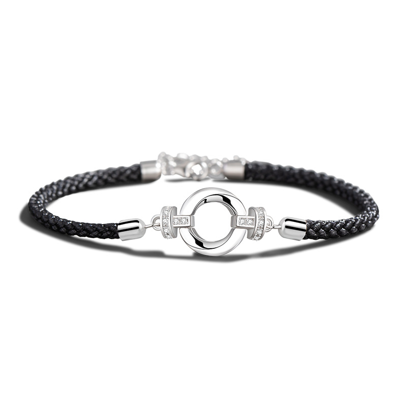 Lắc Tay Bạc Cặp đôi đính đá CZ Scottie LILI 180275 5