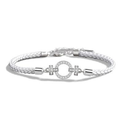 Lắc Tay Bạc Cặp đôi đính đá CZ Scottie LILI 180275 6