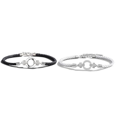 Lắc Tay Bạc Cặp đôi đính đá CZ Scottie LILI 180275 7