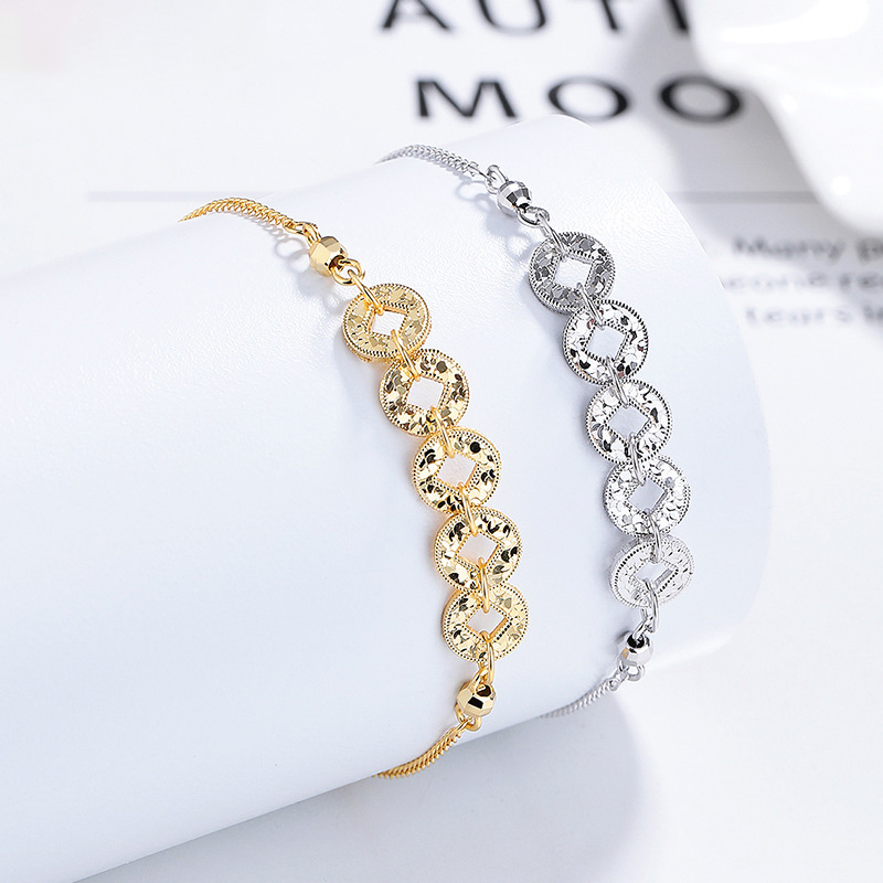 Lắc Tay Bạc Nữ Kim Tiền May Mắn Olivia LILI 180807 1