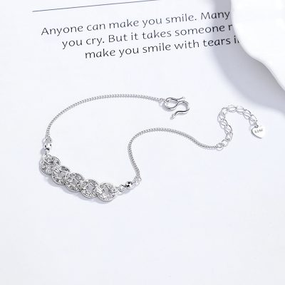 Lắc Tay Bạc Nữ Kim Tiền May Mắn Olivia LILI 180807 2