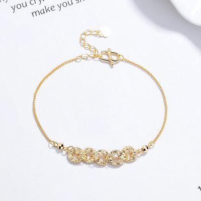 Lắc Tay Bạc Nữ Kim Tiền May Mắn Olivia LILI 180807 4