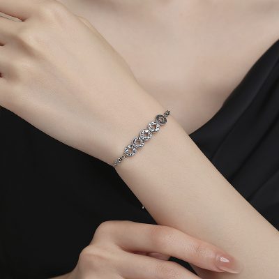 Lắc Tay Bạc Nữ Kim Tiền May Mắn Olivia LILI 180807 5