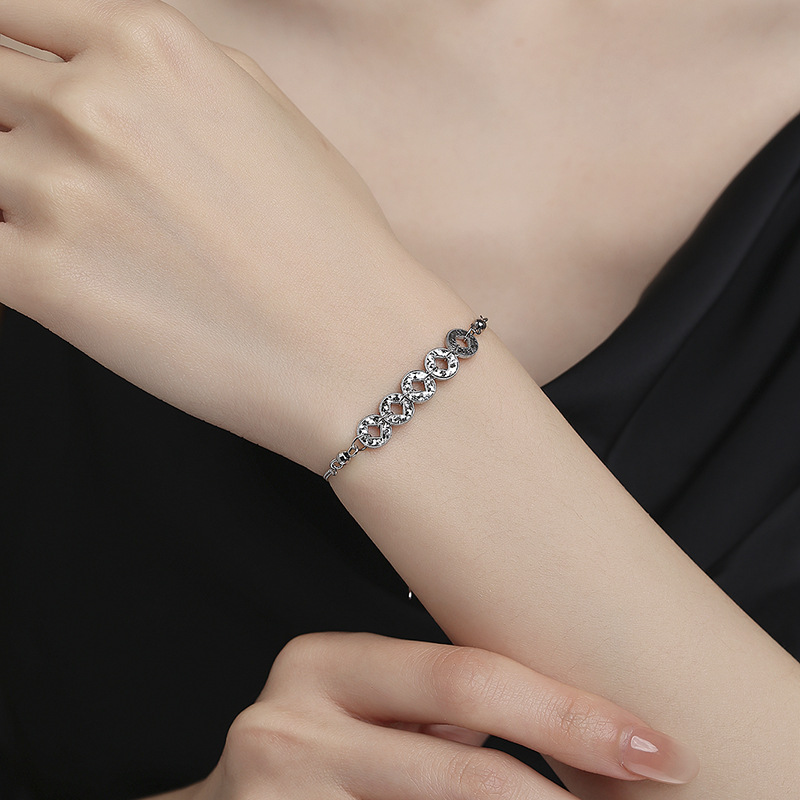 Lắc Tay Bạc Nữ Kim Tiền May Mắn Olivia LILI 180807 5