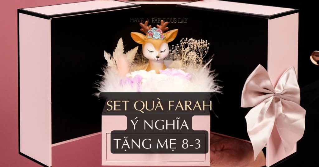 Set Quà Vòng Tay Bạc Nữ Dạng Kiềng Đính Kim Cương Moissanite Tròn Farah LILI 054678 Và Hộp Quà Tặng Trang Sức Đóng Mở Đèn Led Nai Con Hoa Hồng Sáp LILI 334929 Ảnh đại Diện
