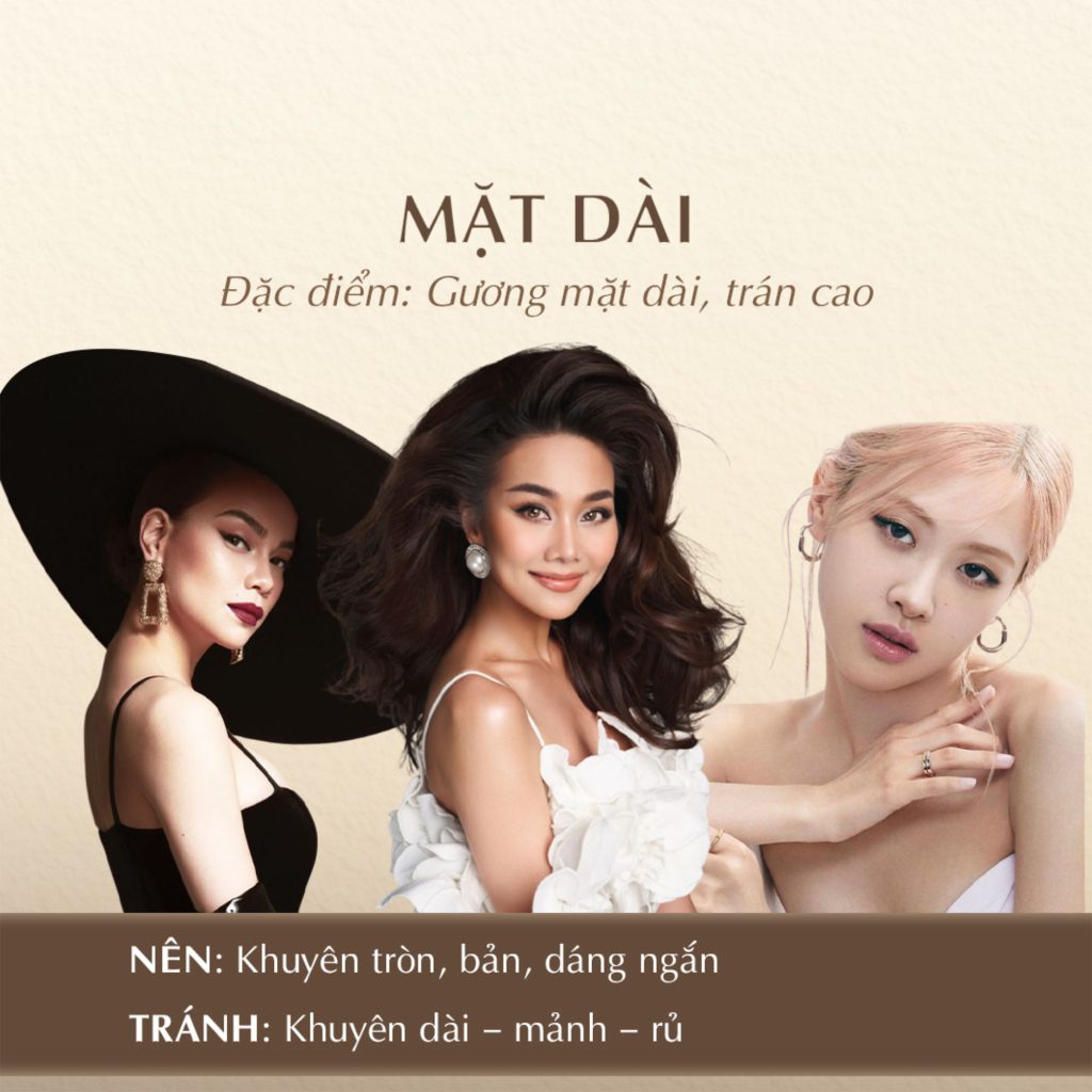 Tips Chọn Khuyên Tai Theo Dáng Mặt Mặt Dài