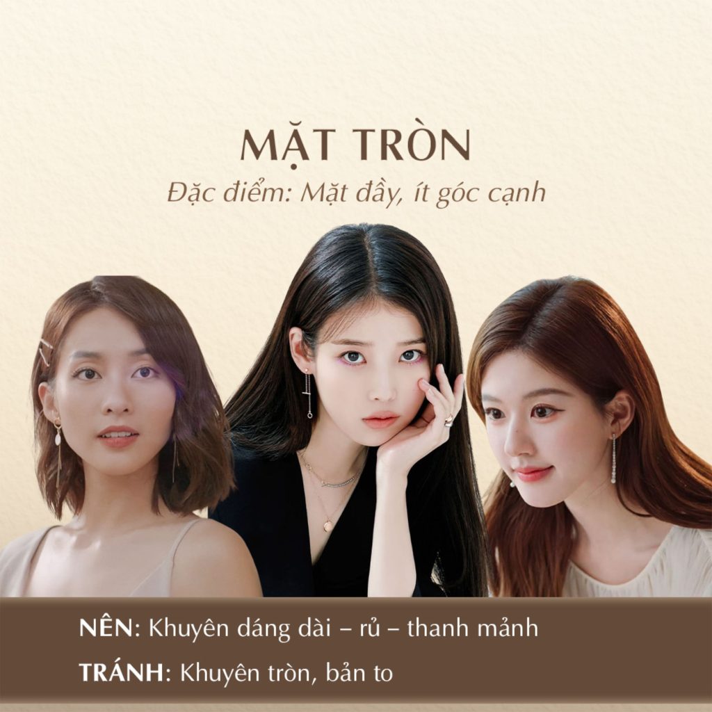 Tips Chọn Khuyên Tai Theo Dáng Mặt Mặt Tròn